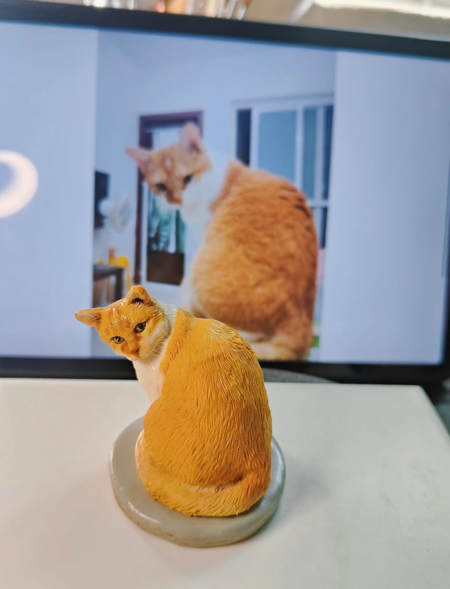 陶泥全身立体雕塑